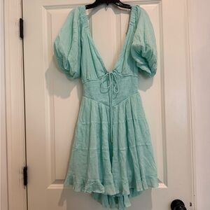 Free People Perfect Day Cotton Mini Dress